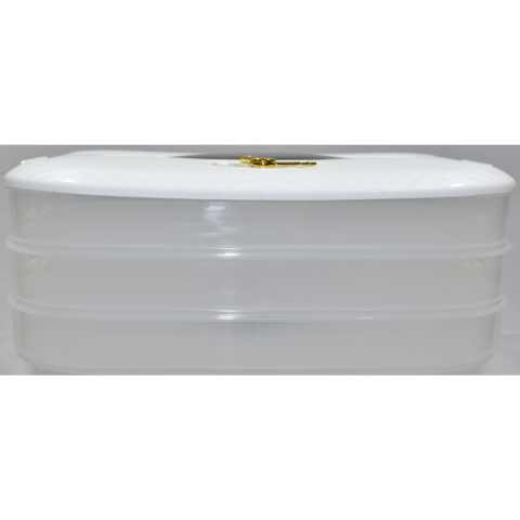 Cutie depozitare alimente cu mâner și indicator lună/zi, cu 3 sertare detașabile [2]