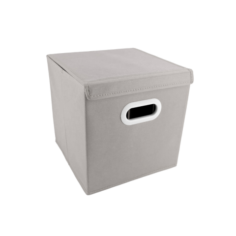 Organizare și Depozitare - Cutie depozitare din material textil, Gri