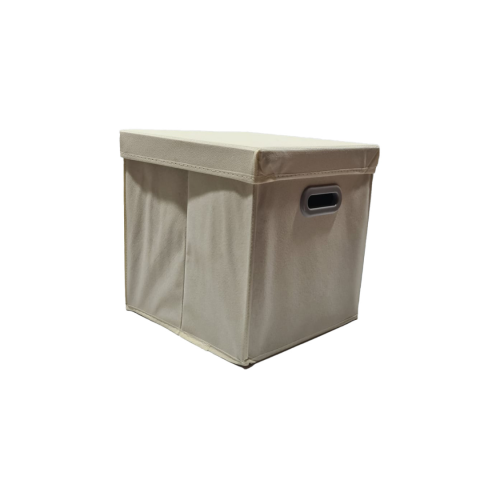 Organizare și Depozitare - Cutie depozitare din material textil, Bej