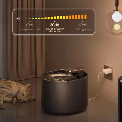 Dispenser de apă pentru câini și pisici, cu recirculare și filtrare prin cărbune activ, încărcare USB [5]