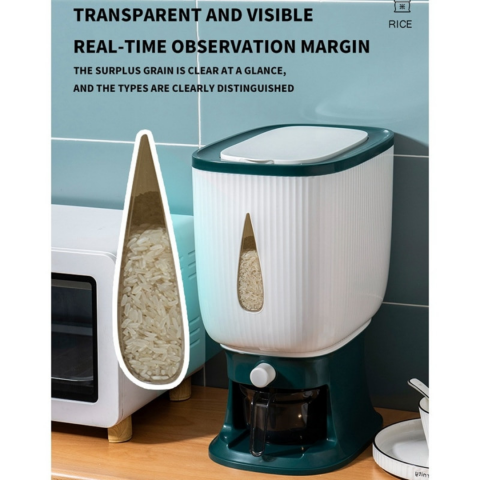 Dispenser pentru cereale, Verde [2]