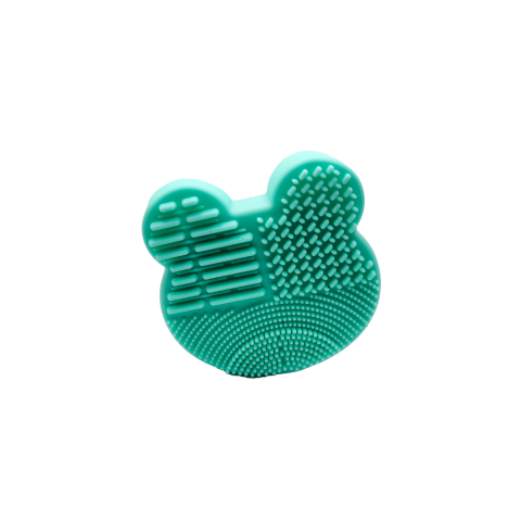 Dispozitiv din silicon pentru spălat pensule machiaj, Turcoaz [1]