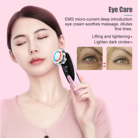 Dispozitiv LED pentru ridicarea feței, îngrijirea pielii cu ultrasunete [4]