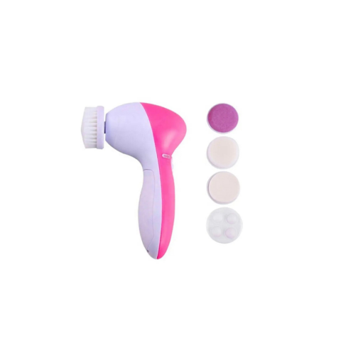Sănătate - Dispozitiv pentru curățare facială 5 în 1, Roz