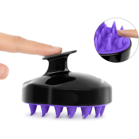 Dispozitiv pentru masaj capilar, Negru/Mov [2]