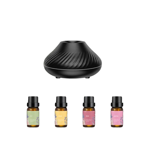 Set difuzor aromaterapie cu 4 uleiuri esențiale naturale [6]