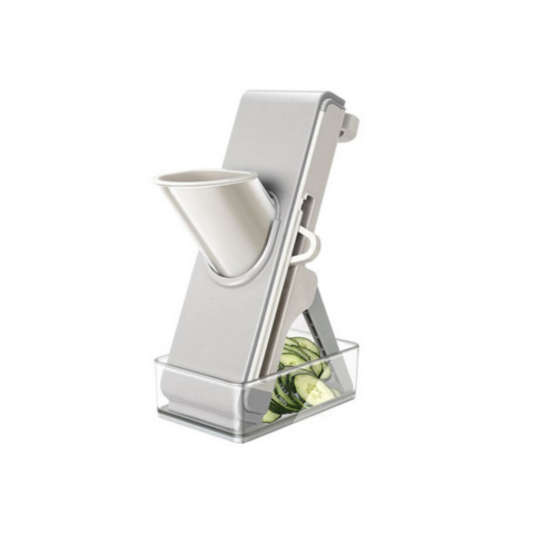 Gătit - Feliator de legume cu manivelă, Gri