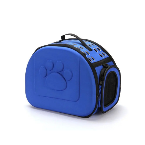 Pet Shop - Geantă din silicon pentru transportul animalelor de companie de talie mică/medie, albastru