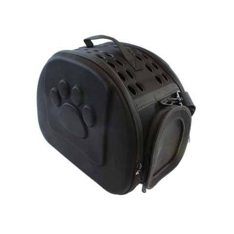 Pet Shop - Geantă din silicon pentru transportul animalelor de companie de talie mică/medie, Negru