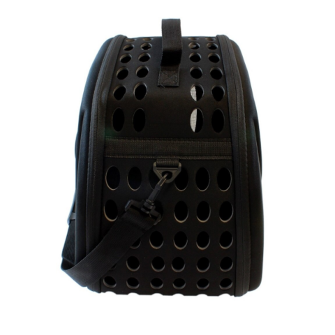 Geantă din silicon pentru transportul animalelor de companie de talie mică/medie, negru [3]