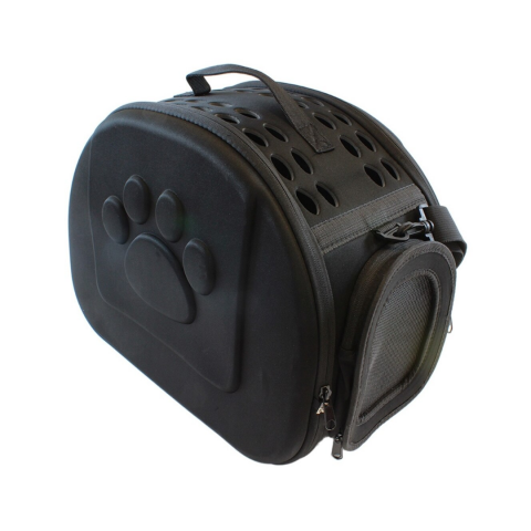 Pet Shop - Geantă din silicon pentru transportul animalelor de companie de talie mică/medie, negru