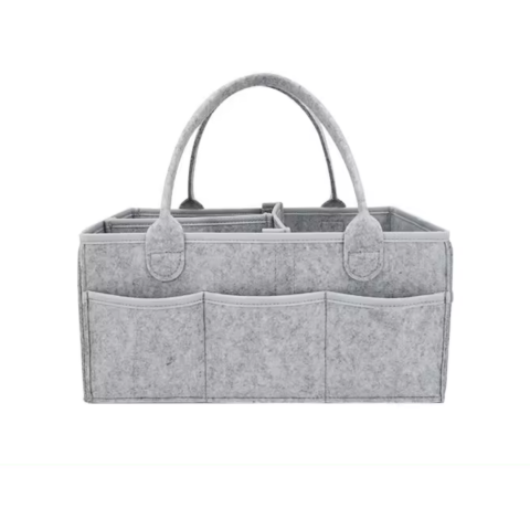 Camera copilului - Geantă organizator scutece și accesorii copii, Gri