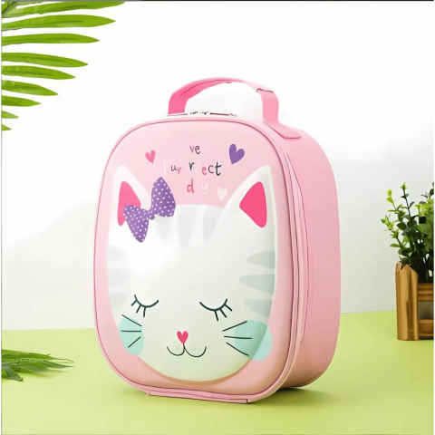 Ghiozdan tip gentuță pentru copii, model Pisicuță [1]