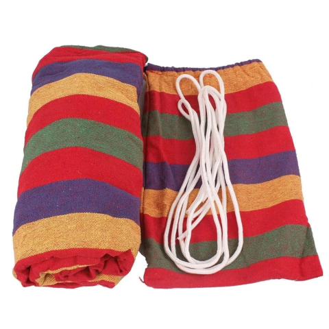 Hamac pentru camping și grădină, din bumbac [5]