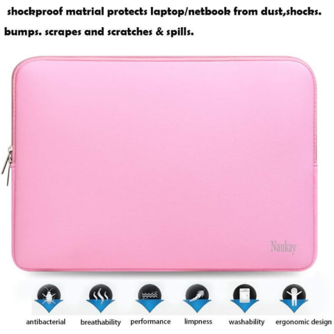Husă de Protecție Compatibilă cu MacBook Air/Pro 16 inch, Roz [3]