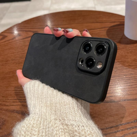 Husa de protecție din piele ecologică cu MagSafe pentru iPhone 13 Pro Max, Negru [1]