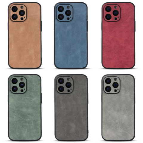 Husa de protecție din piele ecologică cu MagSafe pentru iPhone 14 Pro, Albastru [3]