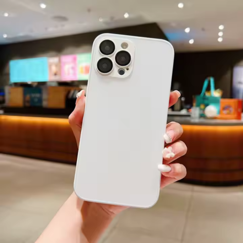 Husă de protecție din sticlă Premium AG Glass pentru iPhone 14 Pro, alb [6]