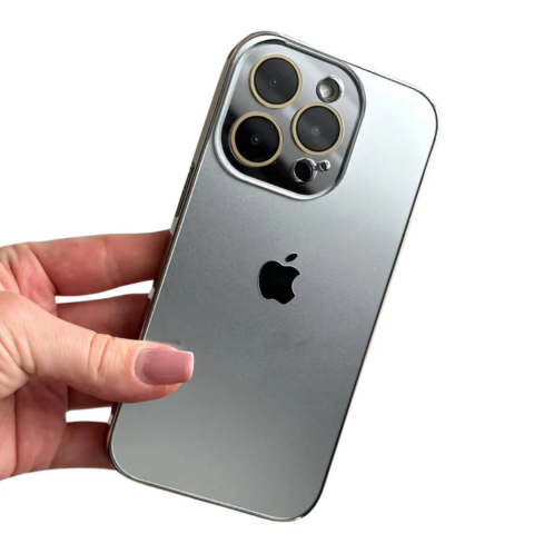 Husă pentru iPhone 15 Pro Max, material poliuretan, culoare argintiu [1]