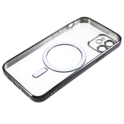 Husă protecție telefon de sticlă pentru iPhone 12 Pro, Negru [4]