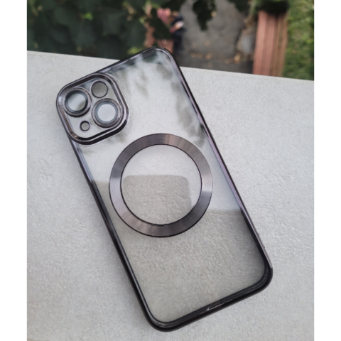 Husă protecție telefon de sticlă pentru iPhone 13 Pro, Negru [6]