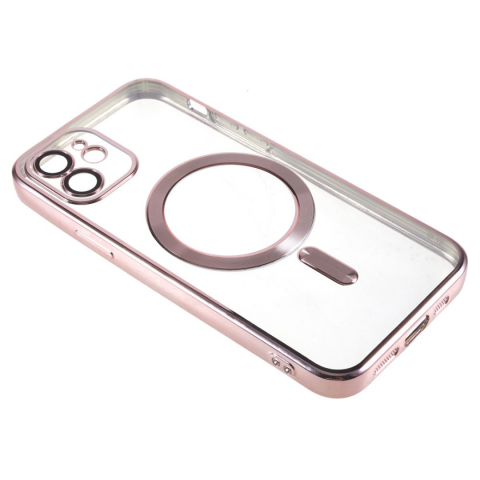 Husă protecție telefon de sticlă pentru iPhone 15 Pro Max, Rose Gold [4]