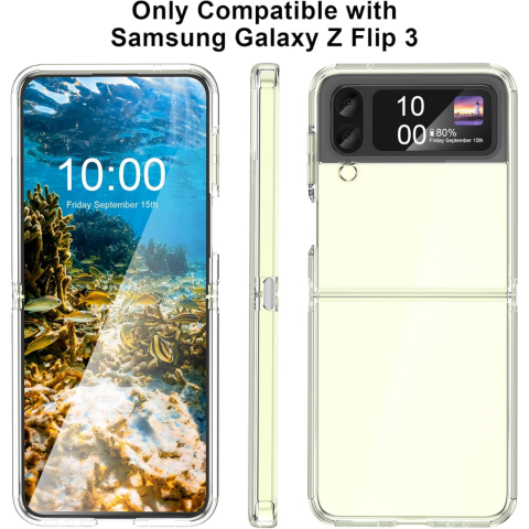 Husă transparentă pentru Galaxy Z Flip 3 [3]