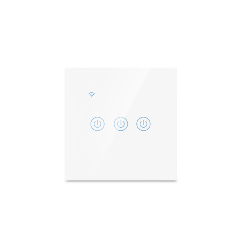 Electronice și IT - Întrerupător smart touch 3F, sticlă securizată, control tactil