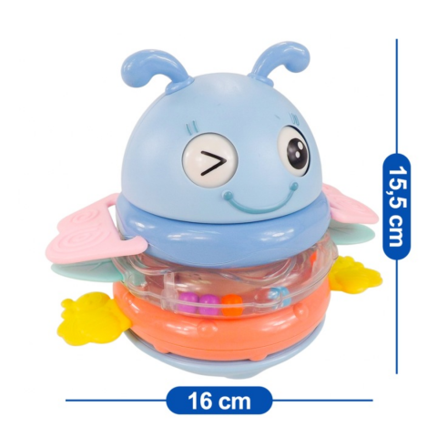 Jucărie albinuță muzicală 3 în 1, bleu [7]
