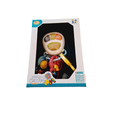 Jucărie cu efecte luminoase, 3 chei și 4 clape muzicale [2]