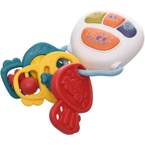 Jucărie cu efecte luminoase, 3 chei și 4 clape muzicale [3]