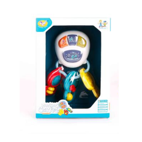 Jucărie cu efecte luminoase, 3 chei și 4 clape muzicale [6]