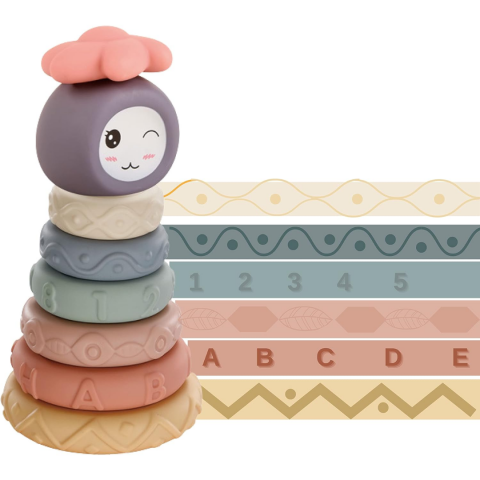 Jucărie senzorială tip piramidă [3]