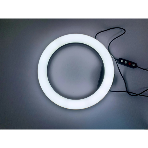 Lampă circulară profesională cu trepied, reglaj intensitate și conectare USB [2]