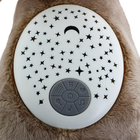 Pluș Lampă de veghe pentru copii, model Hipopotam [3]