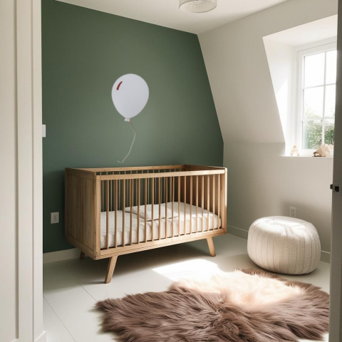 Lampă decorativă pentru perete, model Balon Alb [2]