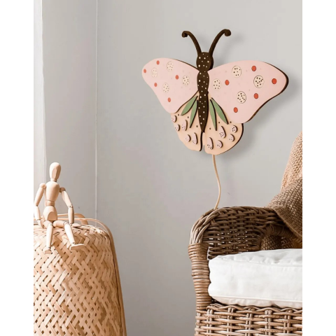 Lampă decorativă pentru perete, model Fluture [3]