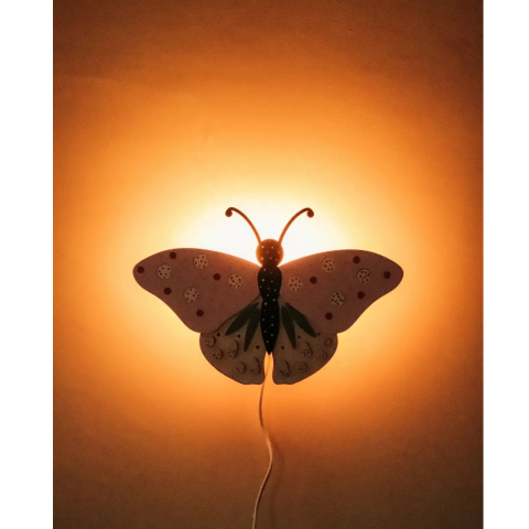 Lampă decorativă pentru perete, model Fluture [2]