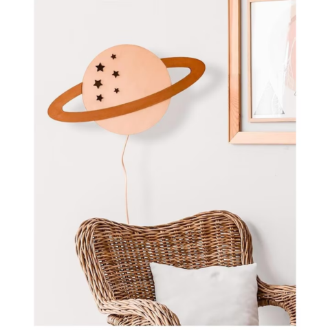 Lampă decorativă pentru perete, model Planetă [2]