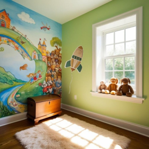 Lampă decorativă pentru perete, model Rachetă [7]