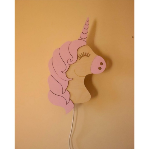 Lampă decorativă pentru perete, model Unicorn [4]