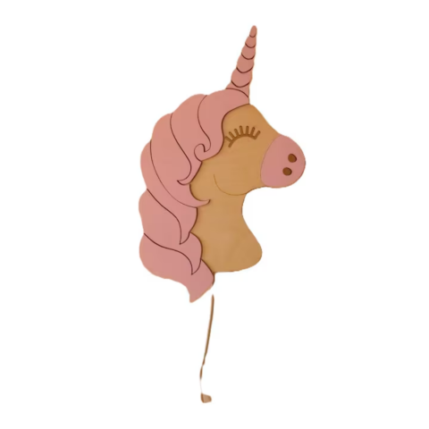 Camera copilului - Lampă decorativă pentru perete, model Unicorn