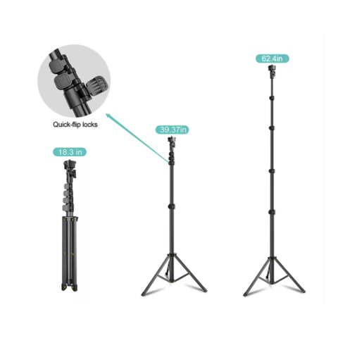 Lampă selfie RGB circulară profesională cu trepied inclus [2]