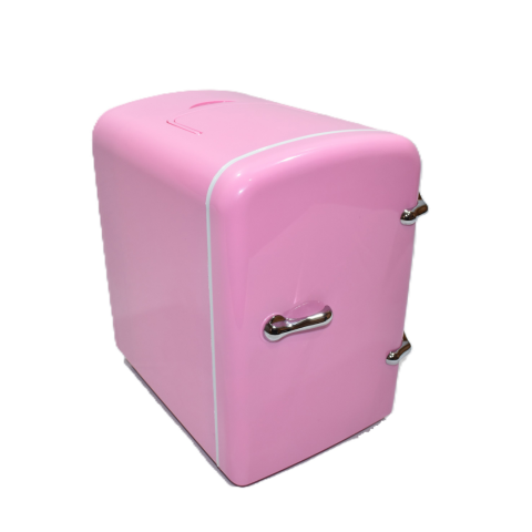 Gadgeturi - Mini frigider portabil 4L, cu funcție de încălzire/răcire, roz