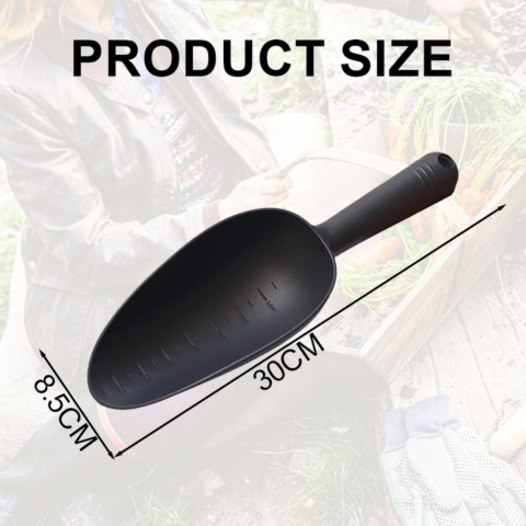 Lopată de grădină pentru sol, negru [1]