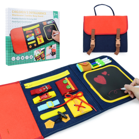 Mapă senzorială tip Montessori, pliere ghiozdanel [5]