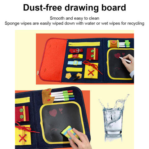 Mapă senzorială tip Montessori, pliere ghiozdanel [3]