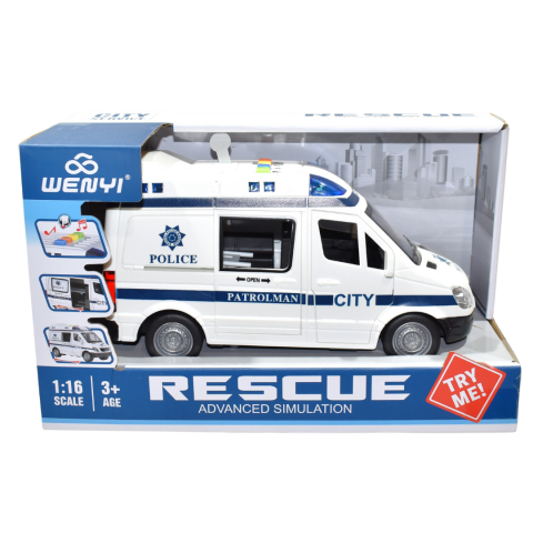 Mașină de poliție cu deschidere ușă laterală glisantă [7]