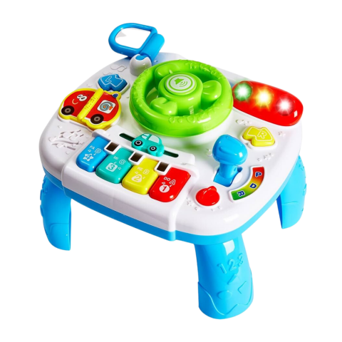 Jucării educative - Măsuță de activități șofer, cu sunete și lumini