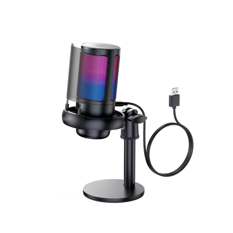 Gadgeturi - Microfon cu condensator și lumini RGB
